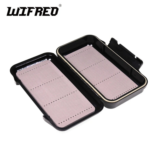 Wifreo 1PC Waterproof Stream Flies Combo Set Box Trout Fishing Fly Cases with Silicone Linear Dry WetNymph Storage Portable Case by PDG ibma