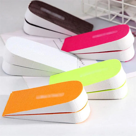2.5cm Heightening Insole Invisible Unisex Women Heighten Insert Cushion Pads EVA Lifting Insole Heel Arch Support Taller Cushion by PDG ibma