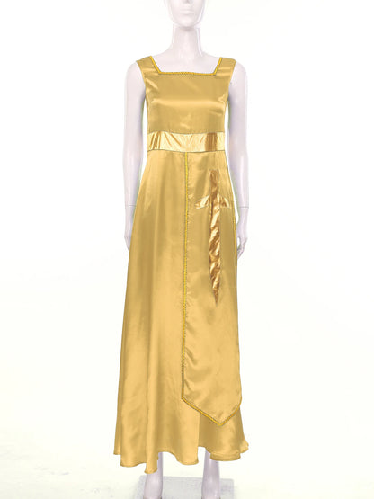 Women Robe Praise Lyrical Dance Dress Church Choir Worship Liturgical Performance Costume Sleeveless Tunic Gown Dancewear Clothe