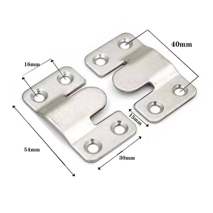 10PCS Universal Mounting Hooks Heavy Duty Wall Hanger Bracket for Pictures Frames Furniture Home Decor Storage