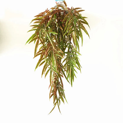 Artificial Palm Green Plants Vine Turtle Leaf Rattan Ceiling Wall Hanging Flower Maple Leaves Wedding Garden Balcony Home Decor