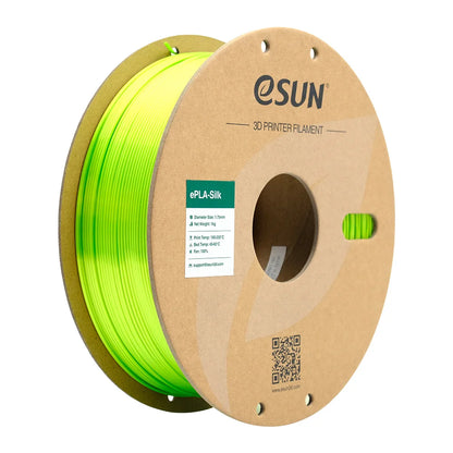 eSUN Silk PLA Filament 1.75mm Silk PLA 3D Printer Filament 1KG (2.2 LBS) Spool 3D Materials for 3D Printers DIY Artwork Printing