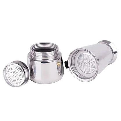 Stainless Steel Moka Pot Espresso Percolator Coffee Pots Electric Italian Turkish Portable Camping Moka Pots