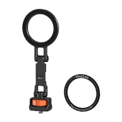 Magnetic Cold Shoe Mount for Phones Magnetic Foldable Phone Stand 1/4 Screw and Cold Shoe Mount for Live Streaming Photography