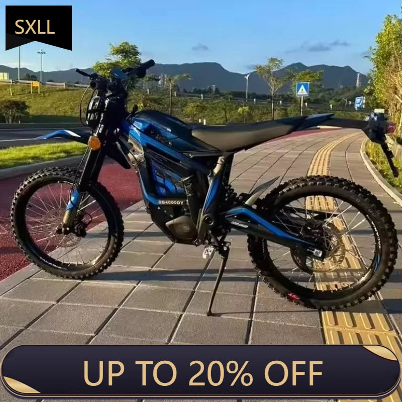 SXLL   Fast 140 km range electric off-road vehicle 74V 555Ah adult electric bicycle