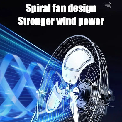12 Inch Floor Electric Fan Household Commercial Industrial Floor Fan For Bosch For Makita For Milwaukee 18V 20V Li-ion Battery