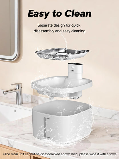 Wireless Cat Water Fountain 3.5L Pet Water Dispenser 4000mAh Long Lasting Battery Life Stainless Steel Pallet and Motion Sensing