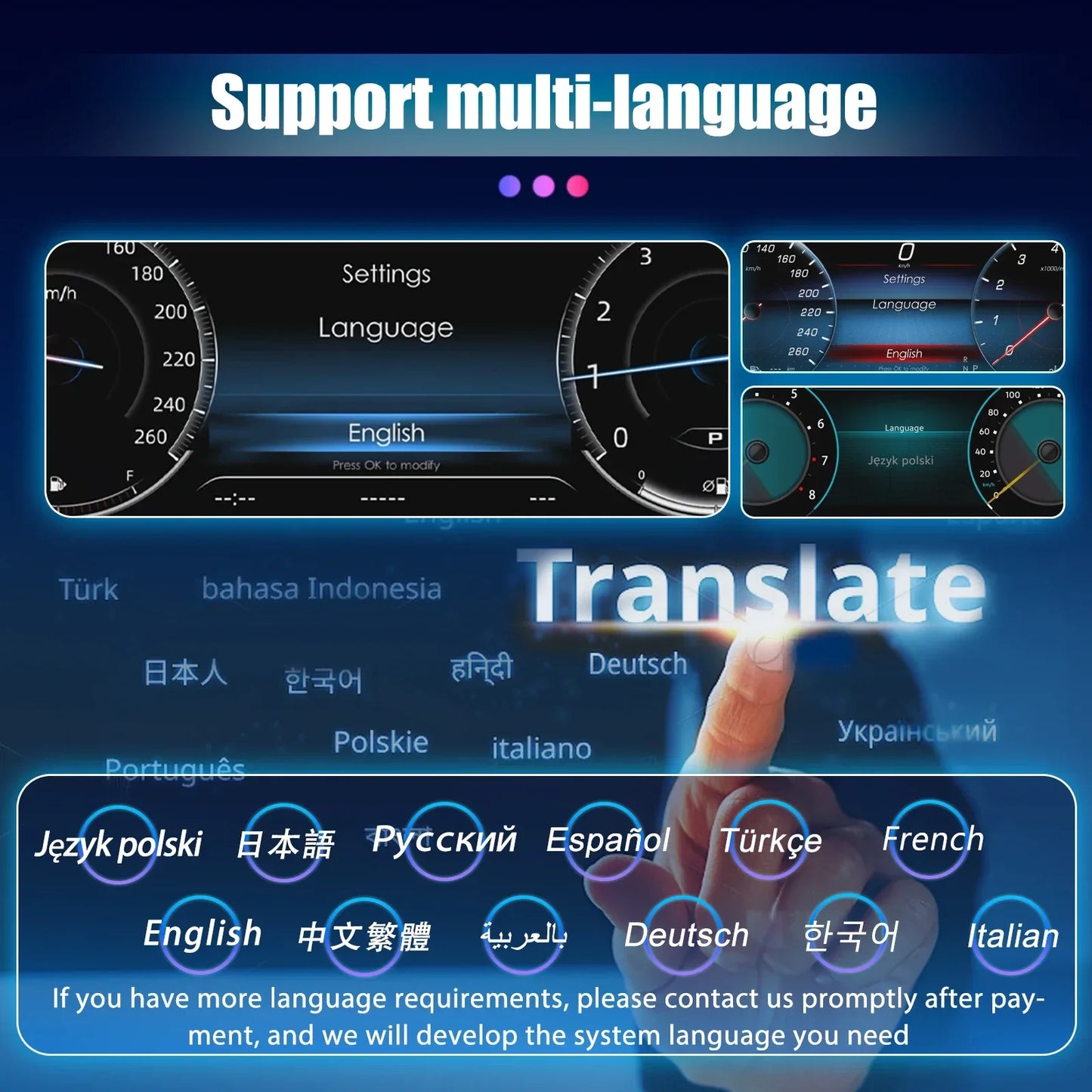 12.3'' LCD Digital Instrument Cluster for Volkswagen Maiden B6 B7 CC 2007 8 9 10 11 Years Ntg4.5 Car Radio Dashboard Cockpit
