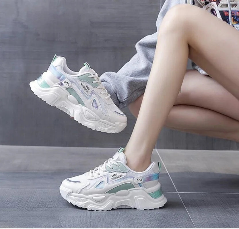Spring/Autumn Women Running Shoes Breathable Casual Shoes Outdoor Light Weight Sports Shoes Casual Walking Sneakers