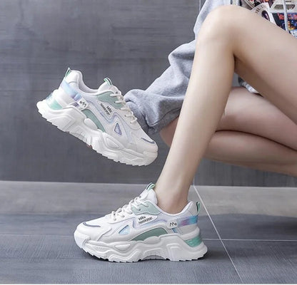 Spring/Autumn Women Running Shoes Breathable Casual Shoes Outdoor Light Weight Sports Shoes Casual Walking Sneakers