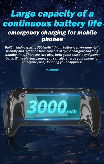 Multifunctional 5 Inch IPS HD Retro Handheld Game Console SF3500 Support Multi-System with FHD Port& Dual Core,256GB Expandable