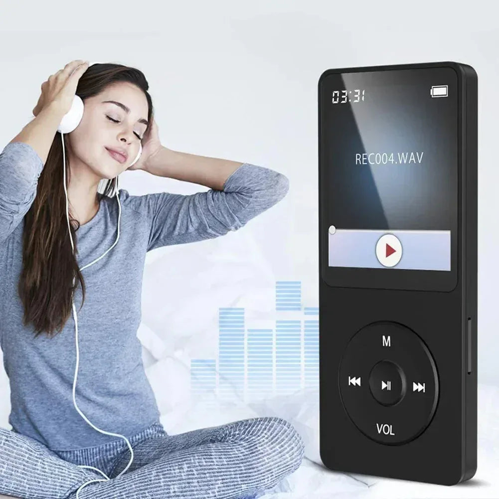 Type-C Port MP3 Bluetooth Player Fast Charging 5.4 Bluetooth Version Running, Fitness, Exercise Walkman Scalable Memory Card
