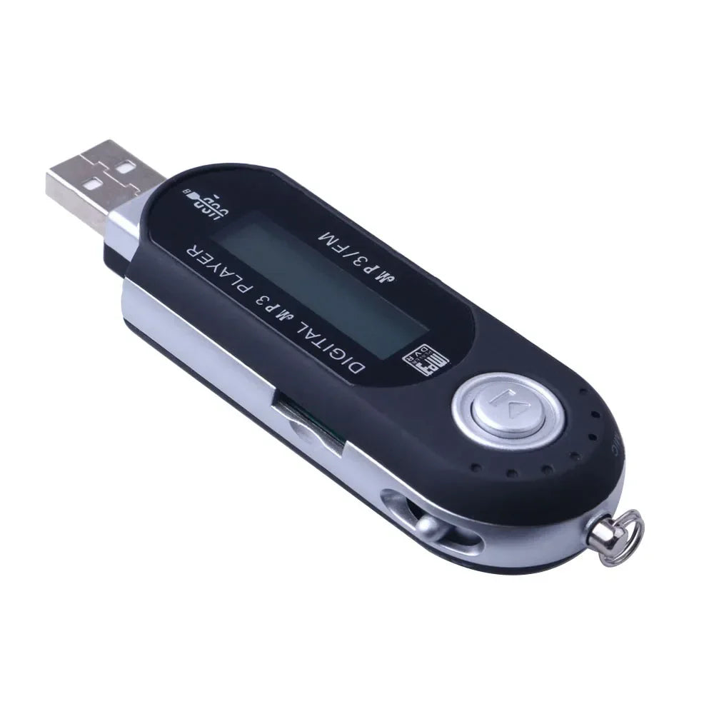Mini USB MP3 Player Portable 32GB TF Storage FM Radio Music Player Digital LCD Screen Multifunction MP3 Music Player USB Stick