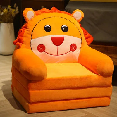 Sofas Children Sofa Cute Cartoon Lazy Folding Small Sofa Bed Girl Princess Baby Toddler Dual-purpose Child Seat All sofas