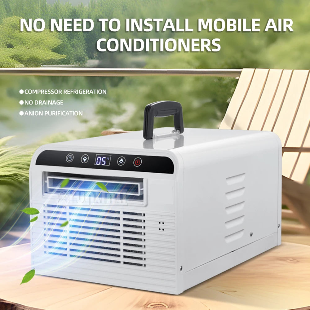 Pet Cooler Drainage-free Mobile Air Conditioner 2500BTU Portable Air Conditioner 2025 Summer