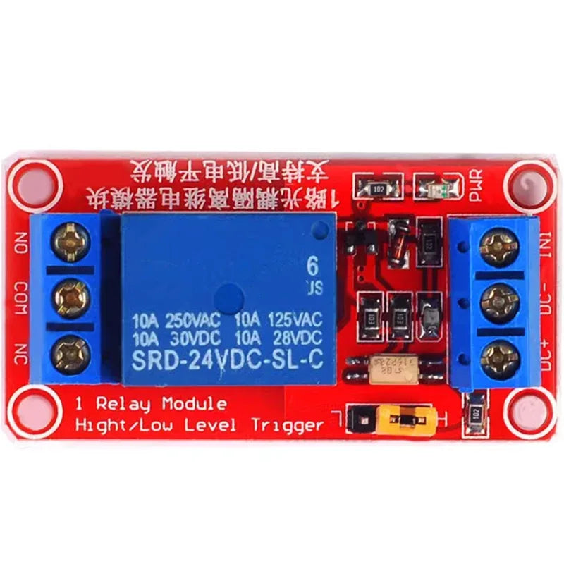 5V 12V 24V One 1 Channel Relay Module Board Shield with optocoupler Support High and Low Level Trigger