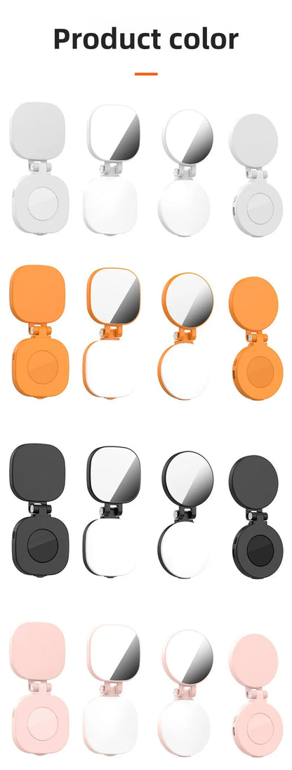 Magsafe Phone LED Ring Light Portable Bi Color Dimmable Selfie Fill Light for Live Stream Vlog Photography