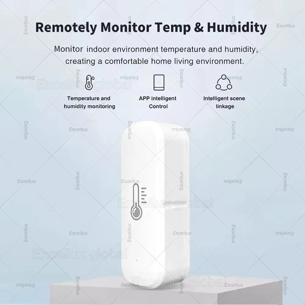 Zigbee Smart Temperature Humidity Sensor Optional With Waterproof Probe For Tuya Zigbee2MQTT Home Assistant Aquarium Tank Fridge