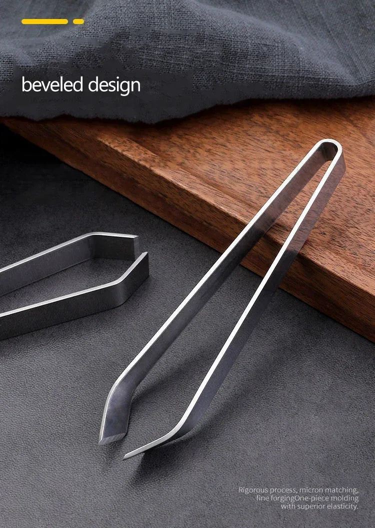 1 PC Stainless Steel Fish Bone Tweezers Pincer Clip Puller Remover Tongs Fish Bone Plucking Clamp Kitchen Gadgets Seafood Tools