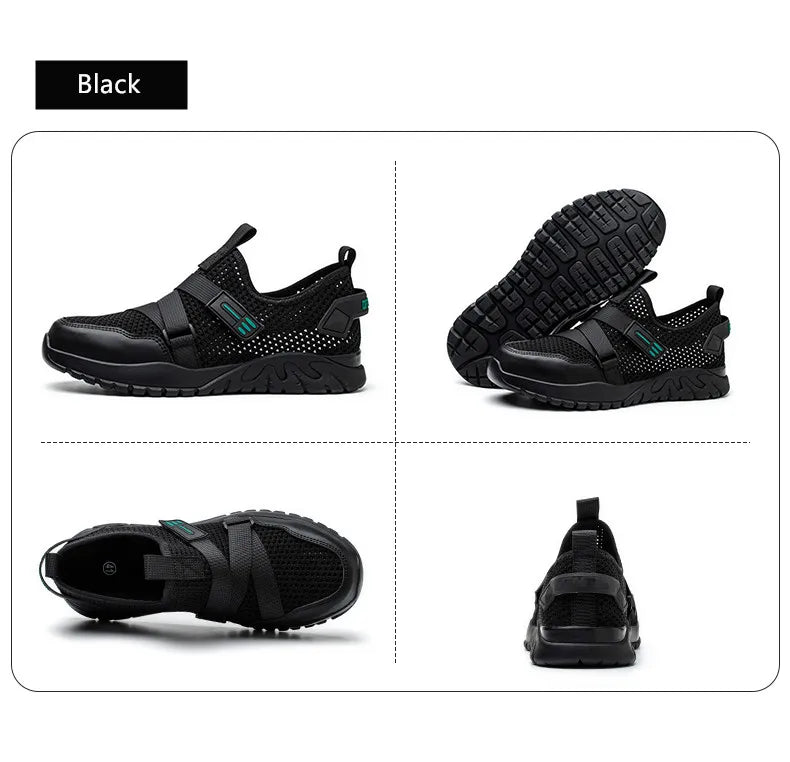 Breathable Summer safety shoes anti-puncture safety work sneakers plastic toe safety shoes 6kv insulated electrician work shoe