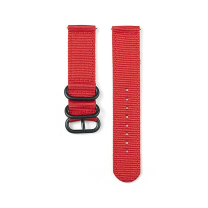 Nylon Watch Band Waterproof Ballistic Nylon One- Military Watch Straps for Men & Women Choice of Color & Width 18mm, 20mm, 22mm