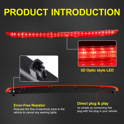 4F9945097 For Audi A6 4F AVANT RS6 S6 C6 2004-2011 Car Rear Tail Light High Mount LED Third Assembly Brake Rear Assembly