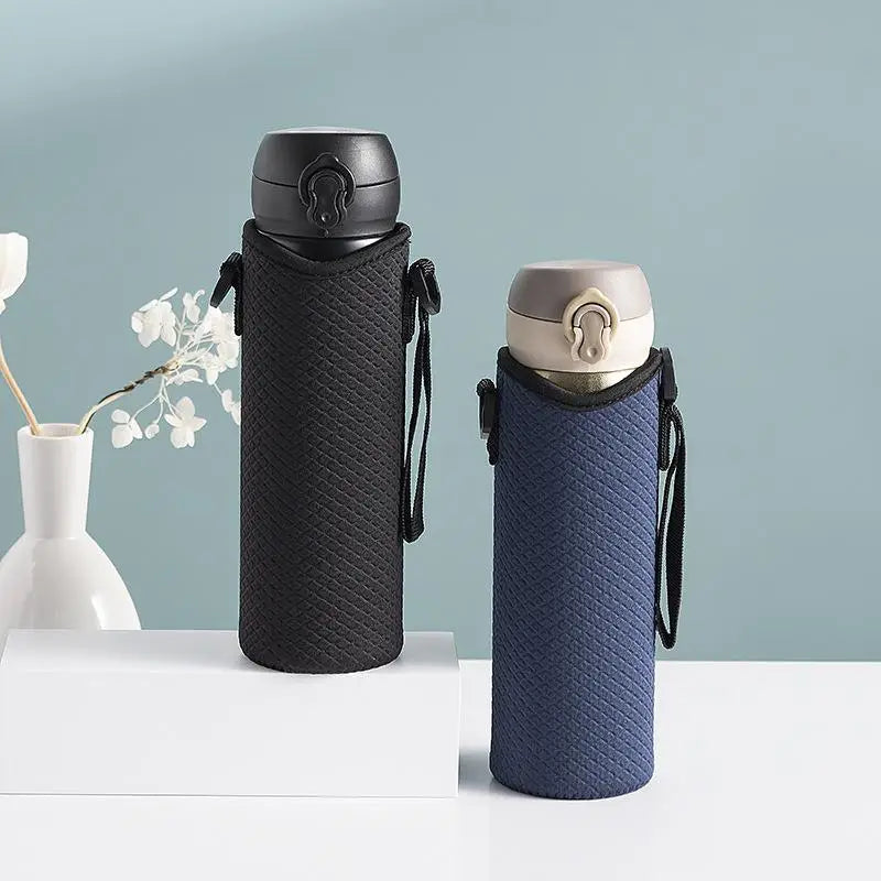 Portable Water Bottle Cover Insulated Bag Portable With Strap Water Bottle Case Cup Sleeve Vacuum Cup Sleeve Camping Accessories