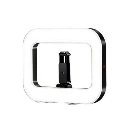 Portable Handheld Ring LED Light New Rabbit Cage Lighting Photography Lamp for Mobile Live Broadcast Selfie Light Decoration