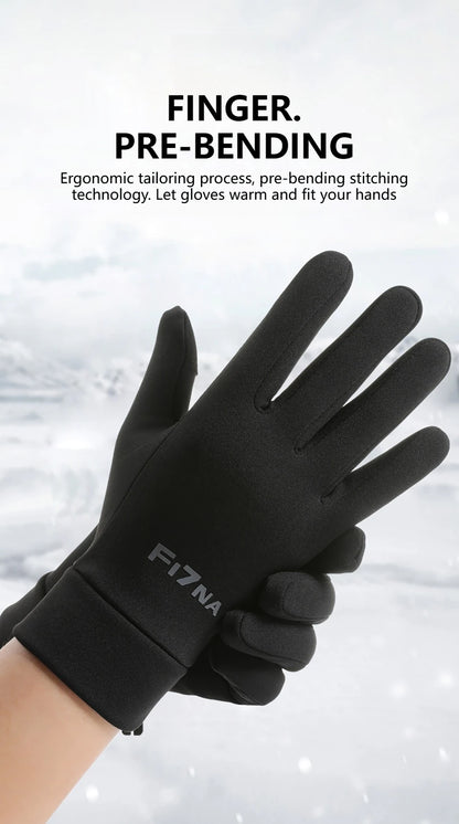 GTUBIKE Autumn Winter Outdoor Cycling Gloves Gym Fitness Sports Running Warm Touch Screen Nonslip Gloves Motorcycle Gloves