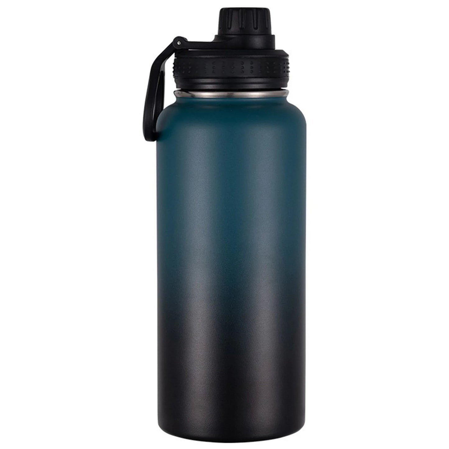 1 40oz Sports Portable Water Bottle, Suitable for Outdoor Camping and Other Sports, Cold-Keeping Bottle, Space Bottle, 1200ml Wide-Mouth Bottle, with Three-Finger Lid, Cycling Water Bottle
