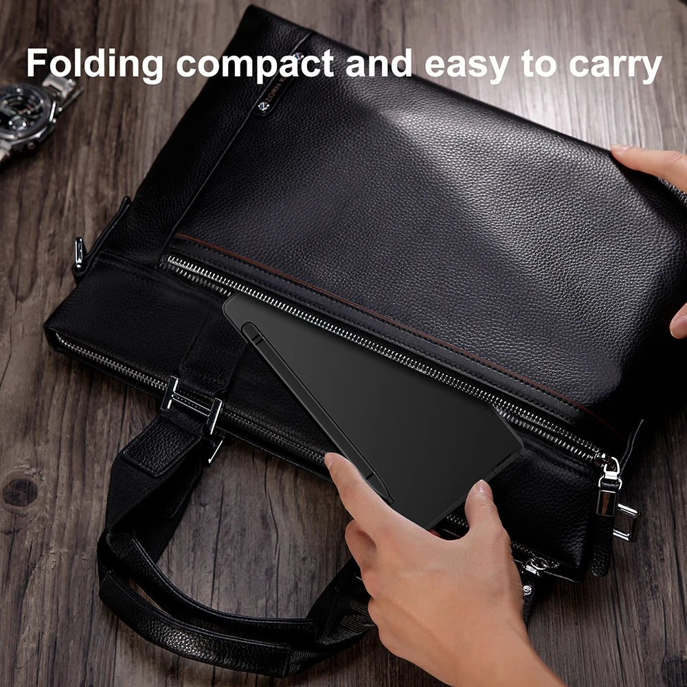 VAORLO 2-In-1 Smart Calculator & 6 Inch Writing Tablet Foldable 12 Digit LCD Display For Office Student Teachers Accountant