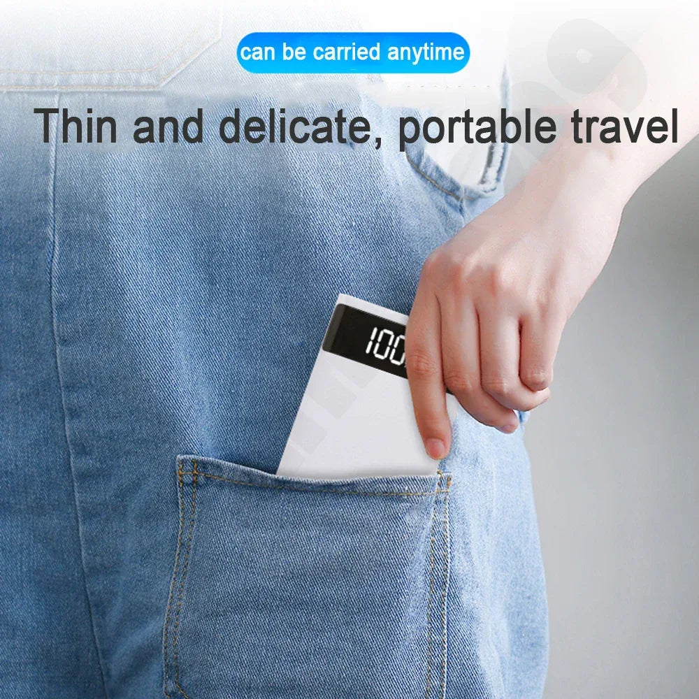 18650 Battery Power Bank Box 22.5W Fast Charging LCD Display 20000Mah Power Board For 6X18650 Battery Powerbank Case
