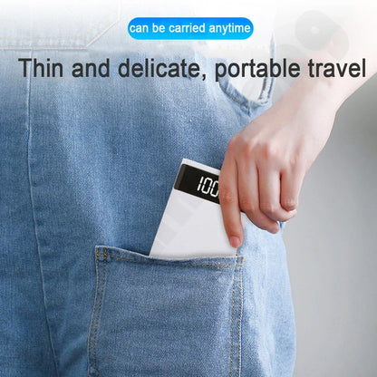 18650 Battery Power Bank Box 22.5W Fast Charging LCD Display 20000Mah Power Board For 6X18650 Battery Powerbank Case