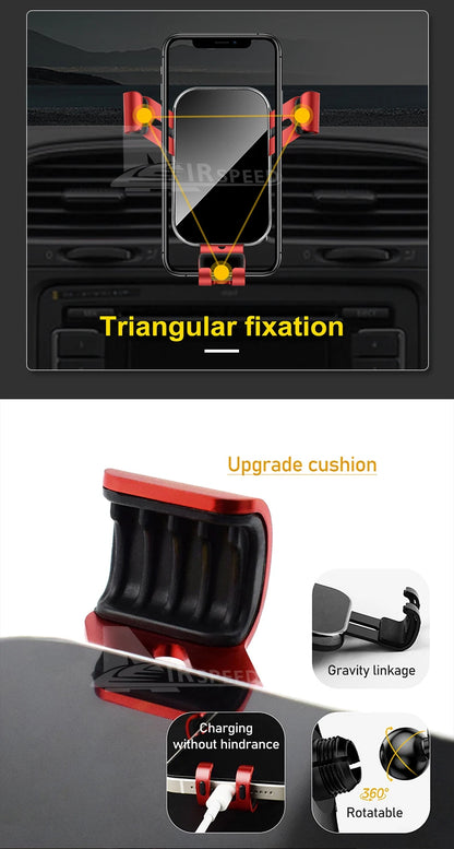 Gravity Car Phone Holder For Volkswagen VW Golf 6 MK6 2009 2010 2011 2012 2013Car Phone Holder Special Fixed Bracket Accessories