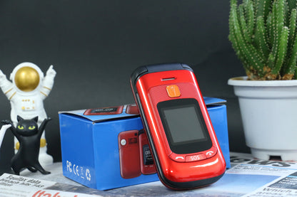 Mafam F899 Small Cover Folded Elderly Mobile Phone For Seniors Dual Display SOS Button Fast Quick Call Anti-Scratch Low Price
