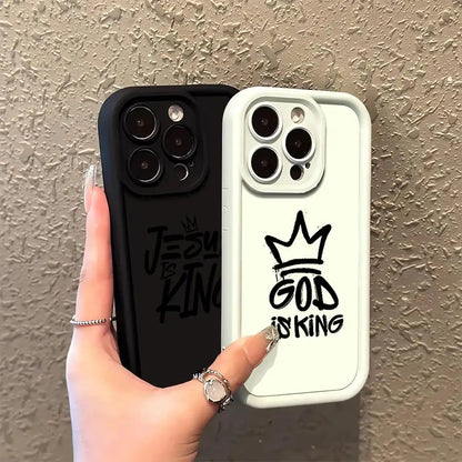 J-Jesus Is King Phone Cover Case for iPhone 17 Pro Max 16 Air 12 Pro 14 13 11 15 Plus 17Pro