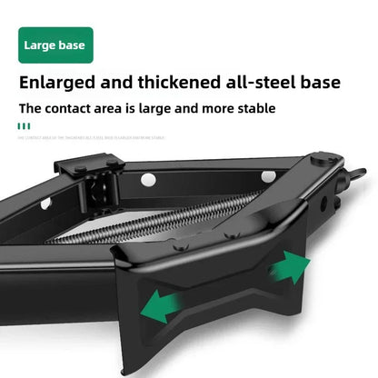 BAOLIAN Car Scissor Jack 3T Auto Emergency Lift Stand Labor-Saving Repair & Tire Replacement Tool and Wrench for SUV Vehicles