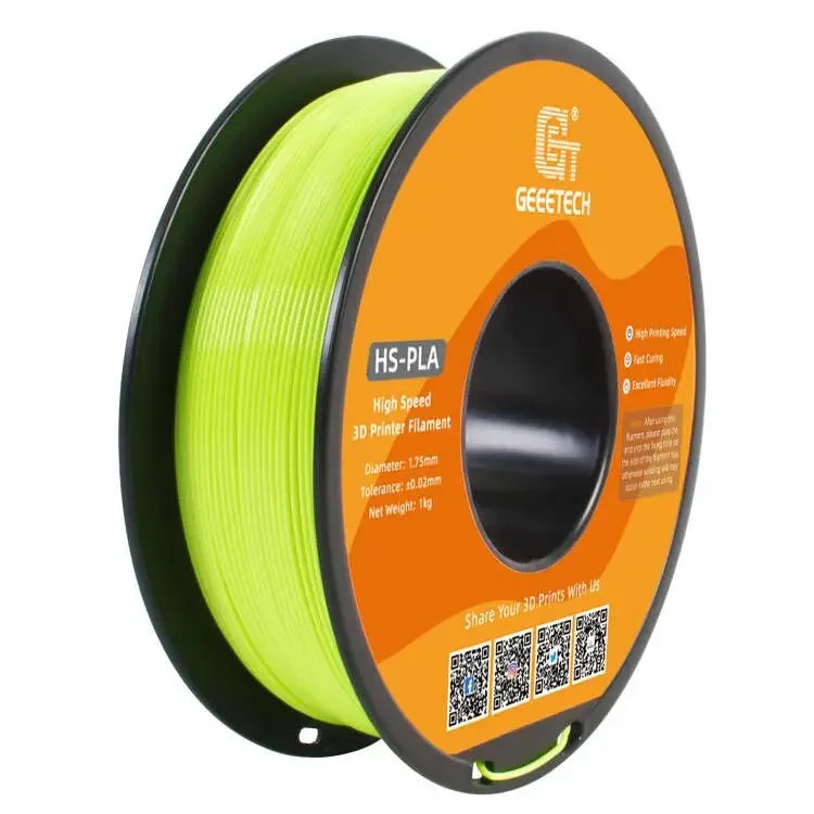 GEEETECH High-Speed PLA Filament 1.75mm 1kg 1 spool,Better Liquidity, Fast Curing, HS-PLA High-Speed 3D Printing Filament