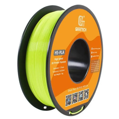 GEEETECH High-Speed PLA Filament 1.75mm 1kg 1 spool,Better Liquidity, Fast Curing, HS-PLA High-Speed 3D Printing Filament