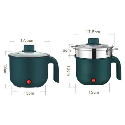 Mini Electric Rice Cooker Non-Stick Single/Double Layer Multifunction Cooking Machine Hot Pot for Home Use