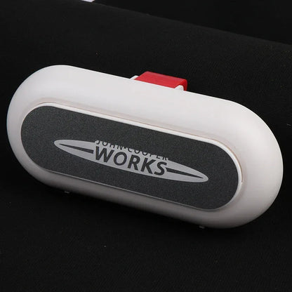 Car Glasses Card Ticket Holder Sunglasses Box Case Multifunctional Sun Visor Clip Creative Storage Fastener Interior Accessories