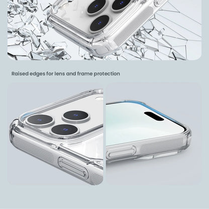 Nillkin for iPhone 17 Pro Max 16 Pro Max 15 Pro  14 13 iPhone series TPU+PC Silicone Soft Transparent Phone Back Cover