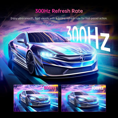 KTC H27E6 27inch Gaming Monitor 2560*1440 QHD Fast IPS Screen 300Hz Refresh Rate Up to 320Hz HDR 400 1Ms Response Time FreeSync & G Sync
