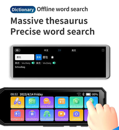 New style MD09 Intelligent Translation pen voice converter  offline scanning translation pen Business travel  dictionary pen