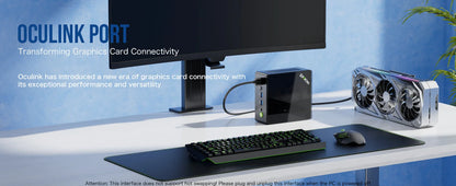 GMKtec Mini PC K11 K8 PLUS M7 AMD Ryzen R9 8945HS R7 8845HS 6850H Windows 11 WiFi6 2*DDR5 USB4.0 2.5G LAN OCulink Gamer Computer