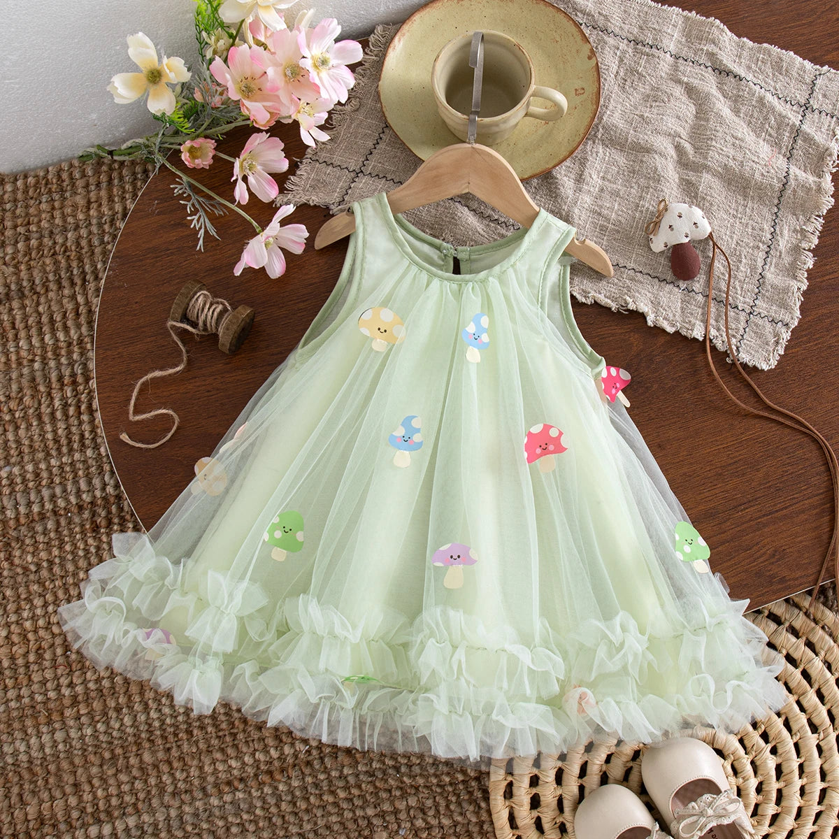 Summer New Baby Girl Princess Dress Sweet Chiffon Children'S Clothing (9 Months -4 Years Old)