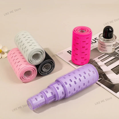 Large Self-Adhesive Hair Rollers Hairdressing Home Use DIY Magic Styling Roller Roll Curler Hair Women Beauty Tools 미용실파마