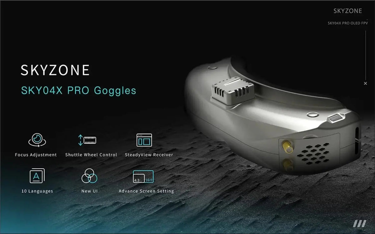 SKYZONE SKY04X PRO / SKY04O Pro FPV Goggles 5.8Ghz 48CH 1920*1080 DVR Video Glasses for RC Drone Airplane by PDG ibma