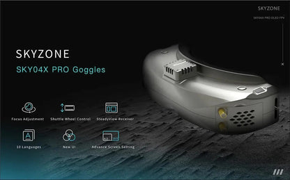 SKYZONE SKY04X PRO / SKY04O Pro FPV Goggles 5.8Ghz 48CH 1920*1080 DVR Video Glasses for RC Drone Airplane by PDG ibma