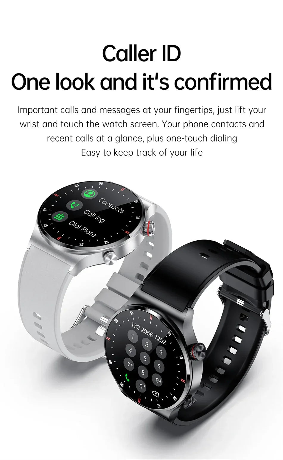 2023 New Bluetooth Call Smart watch Men Full touch Screen Sports fitness watch Bluetooth is Suitable For Android ios Smart watch